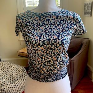 soft floral cotton Tee